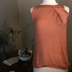 Helmet land silk camisole